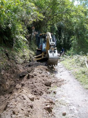 Bagger im Einsatz